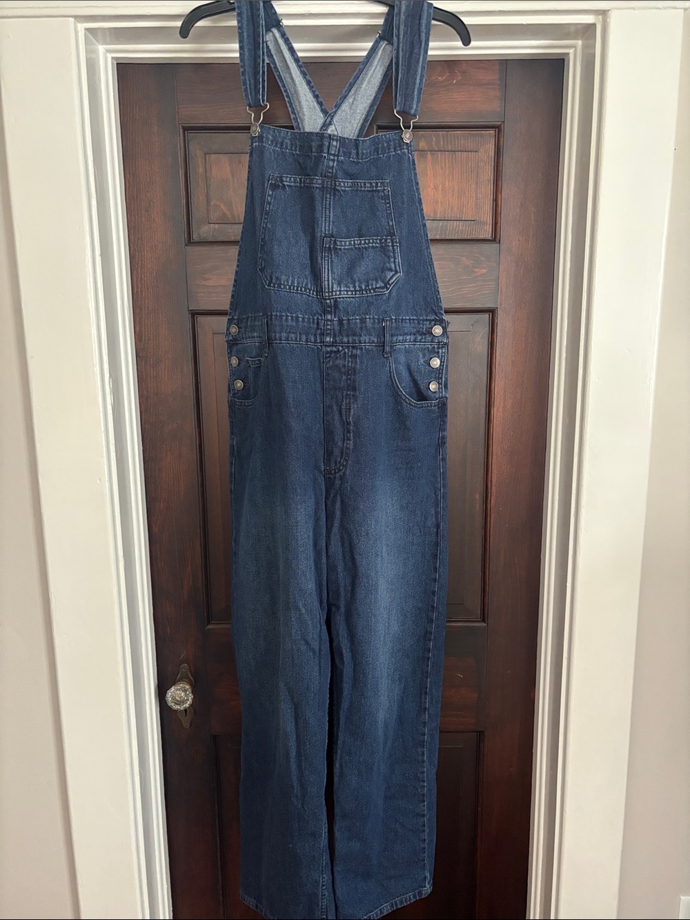 Denim overalls